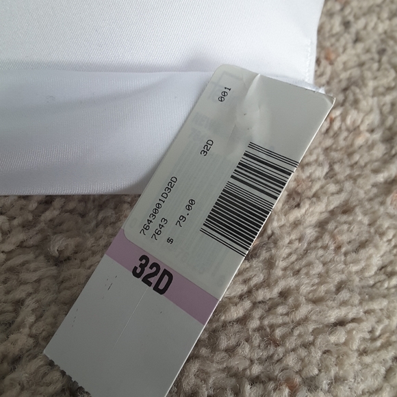 FELINA White Satin Bustier 32D $79 NEW! - Picture 3 of 6